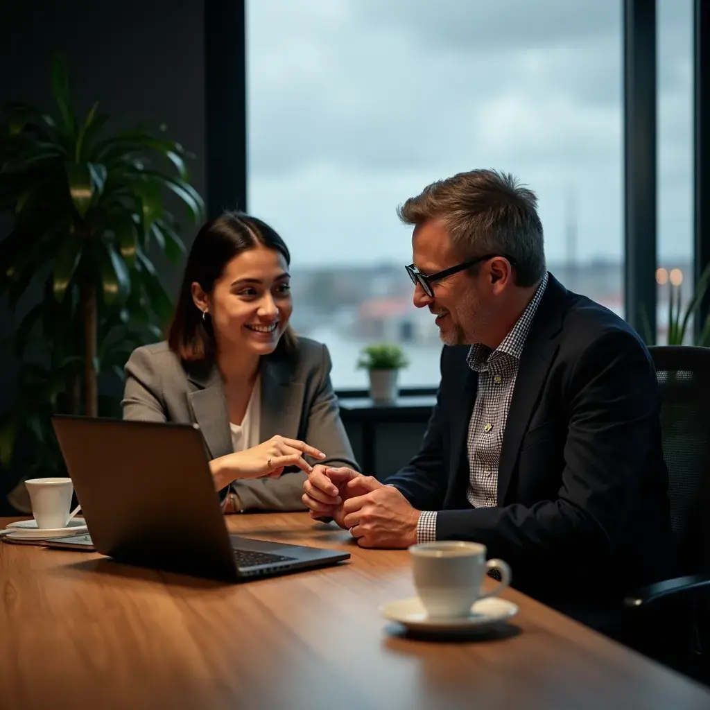 Creative team at work